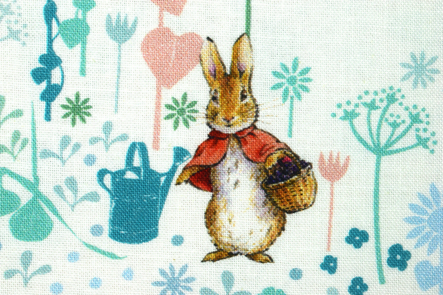 Jemima Puddleduck fabric, Peter Rabbit fabric, Organic Cotton Quilting Fabric, Beatrix Potter - Price by the Half Metre The Quilt Sanctuary
