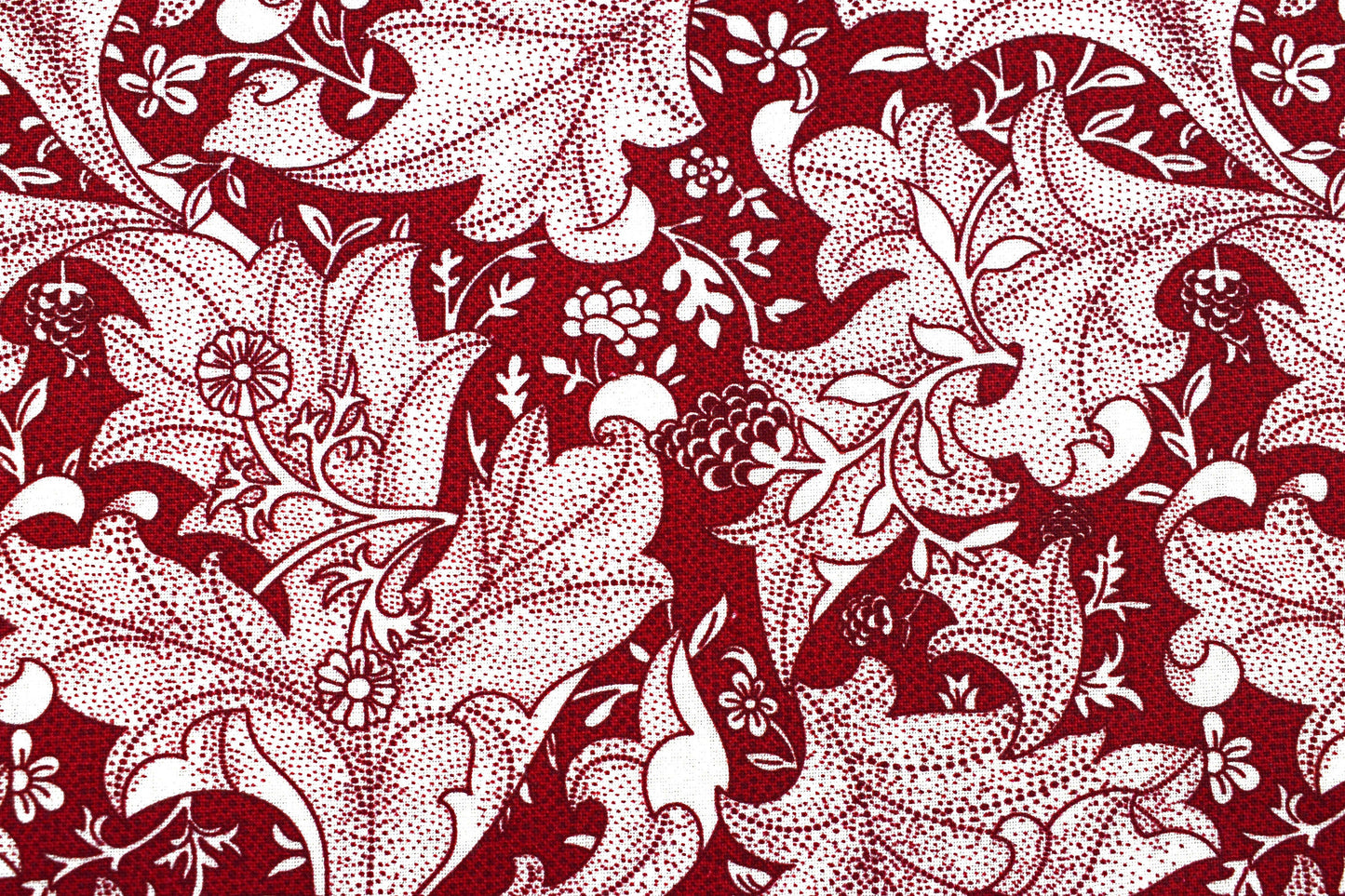 William Morris Wallflower fabric, Quilting fabric, cotton fabric, yuletide bloom - Price by the Half Metre The Quilt Sanctuary