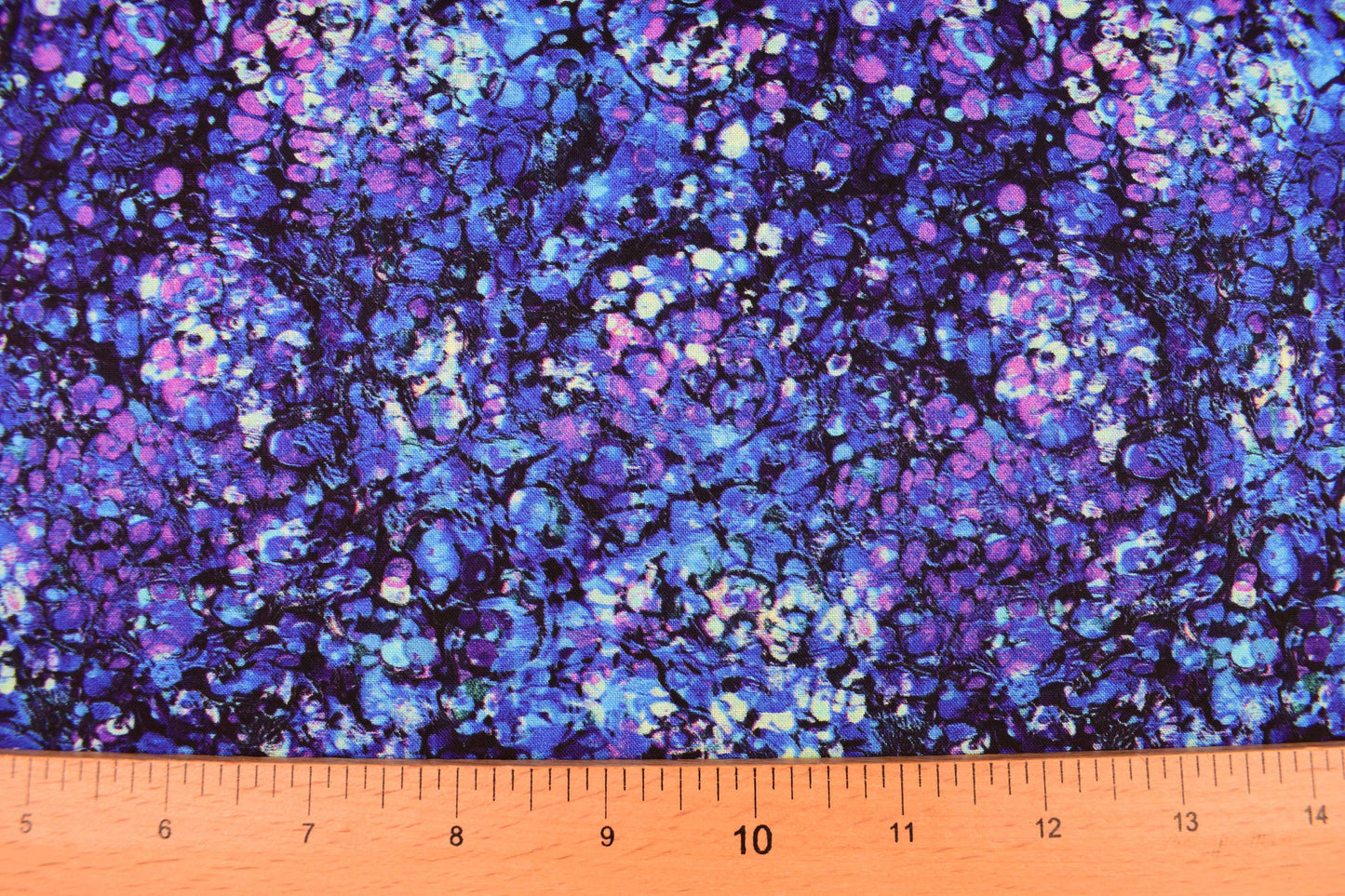Blue abstract fabric, Dragon Scales, Quilting fabric, cotton fabric, Dragon Fire - Price by the Half Metre The Quilt Sanctuary