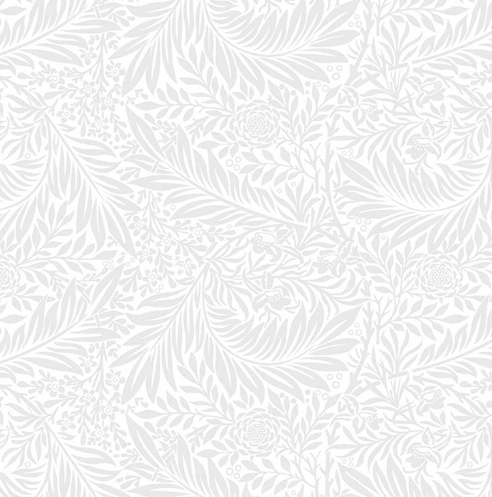 William Morris Larkspur white floral Quilting fabric, extra wide, cotton fabric - Price by the Half Metre The Quilt Sanctuary