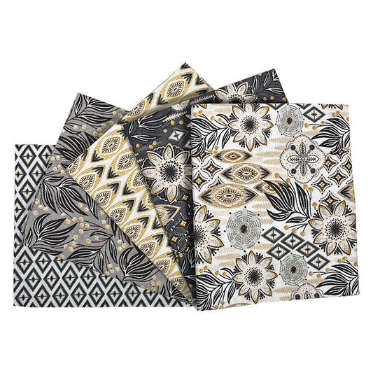 Neutral colours fat Quarter Bundle, Stone Branch, quilting fabric, cotton fabric The Quilt Sanctuary