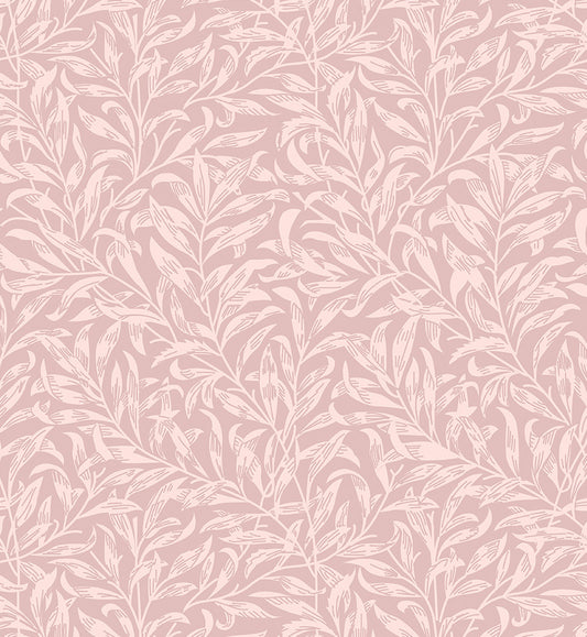 William Morris Willow bough, Blush floral Quilting fabric, extra wide, cotton fabric -  Price by the Half Metre - The Quilt Sanctuary