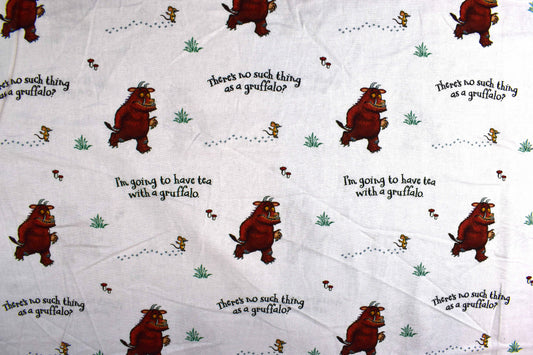 Gruffalo fabric, No such things as a gruffalo, Quilting Fabric, Cotton Fabric -  Price by the Half Metre - The Quilt Sanctuary