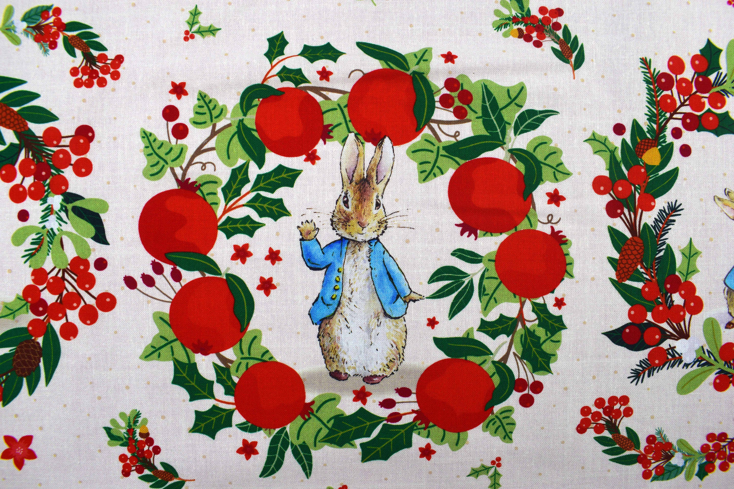 Peter Rabbit fabric advent calendar panel, re-usable advent calendar - The Quilt Sanctuary