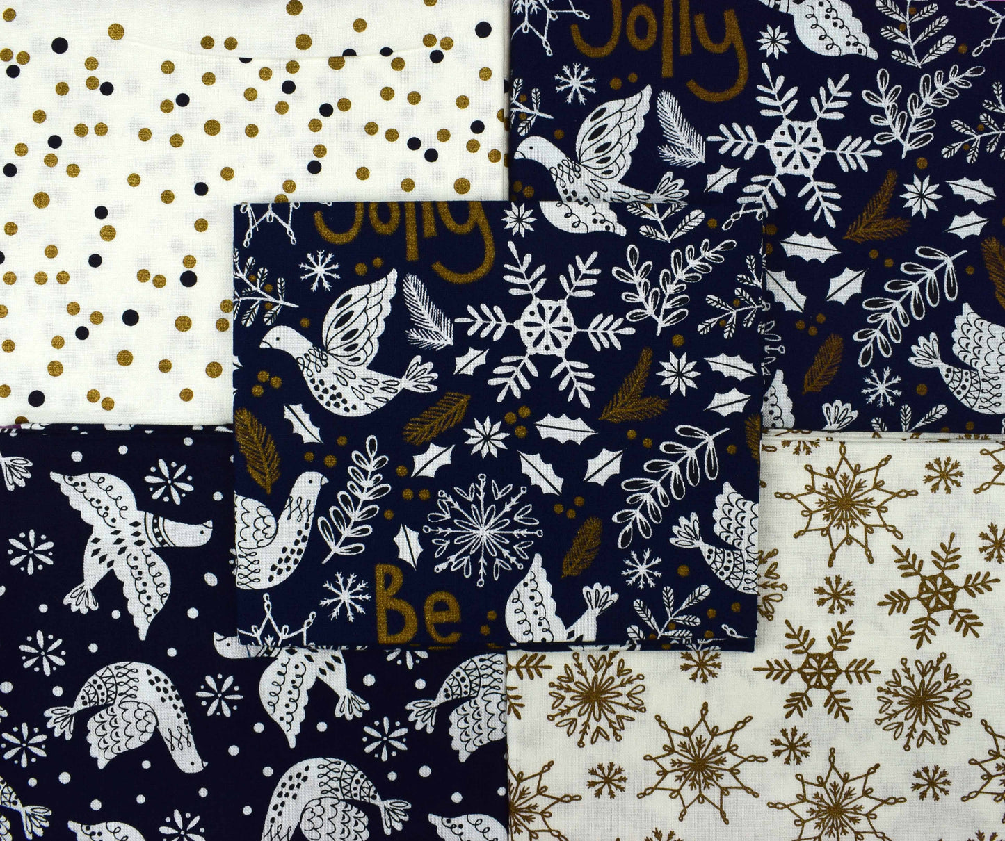 Turtle Dover fat Quarter Bundle, metallic Christmas fabric fabric, quilting fabric