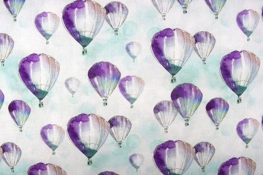 Hot air balloon fabric, cotton quilting fabric - Price by Half Metre - The Quilt Sanctuary