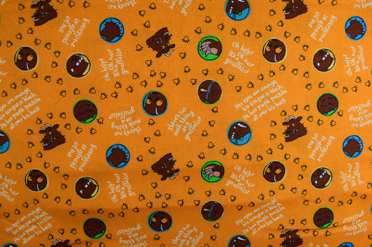 Gruffalo fabric, scariest creature, Quilting Fabric, Cotton Fabric - Price by the Half Metre - The Quilt Sanctuary