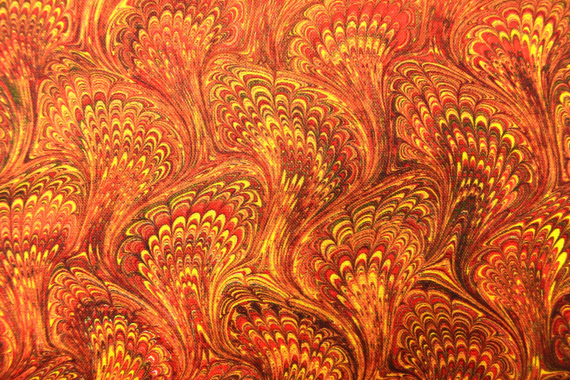 Marbled paper quilting fabric, copper fabric -  Price by the Half Metre - The Quilt Sanctuary