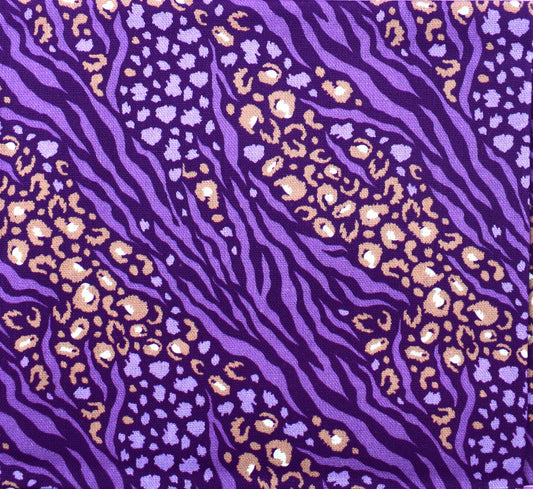 Contemporary Purple Bundle: Geometric Abstract Animal Print Fat Quarter bundle - The Quilt Sanctuary
