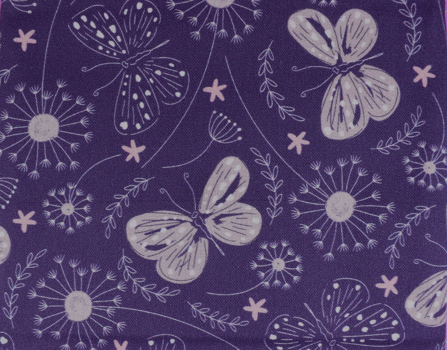 Lilac & Lavender Butterfly Fat Quarter Bundle, Moonlight Flutter