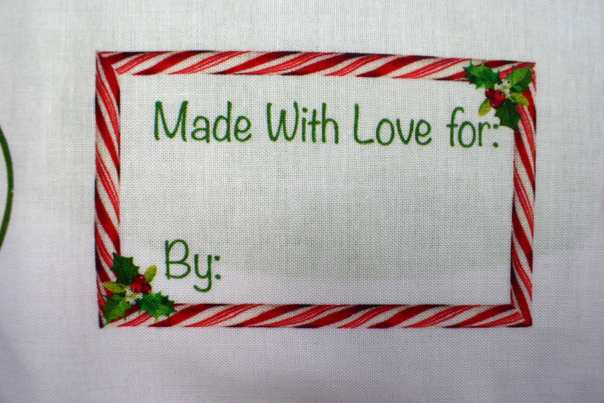 Christmas tree skirt panel, Here comes Santa, Quilting fabric - NOT FINISHED PRODUCT panel only - The Quilt Sanctuary