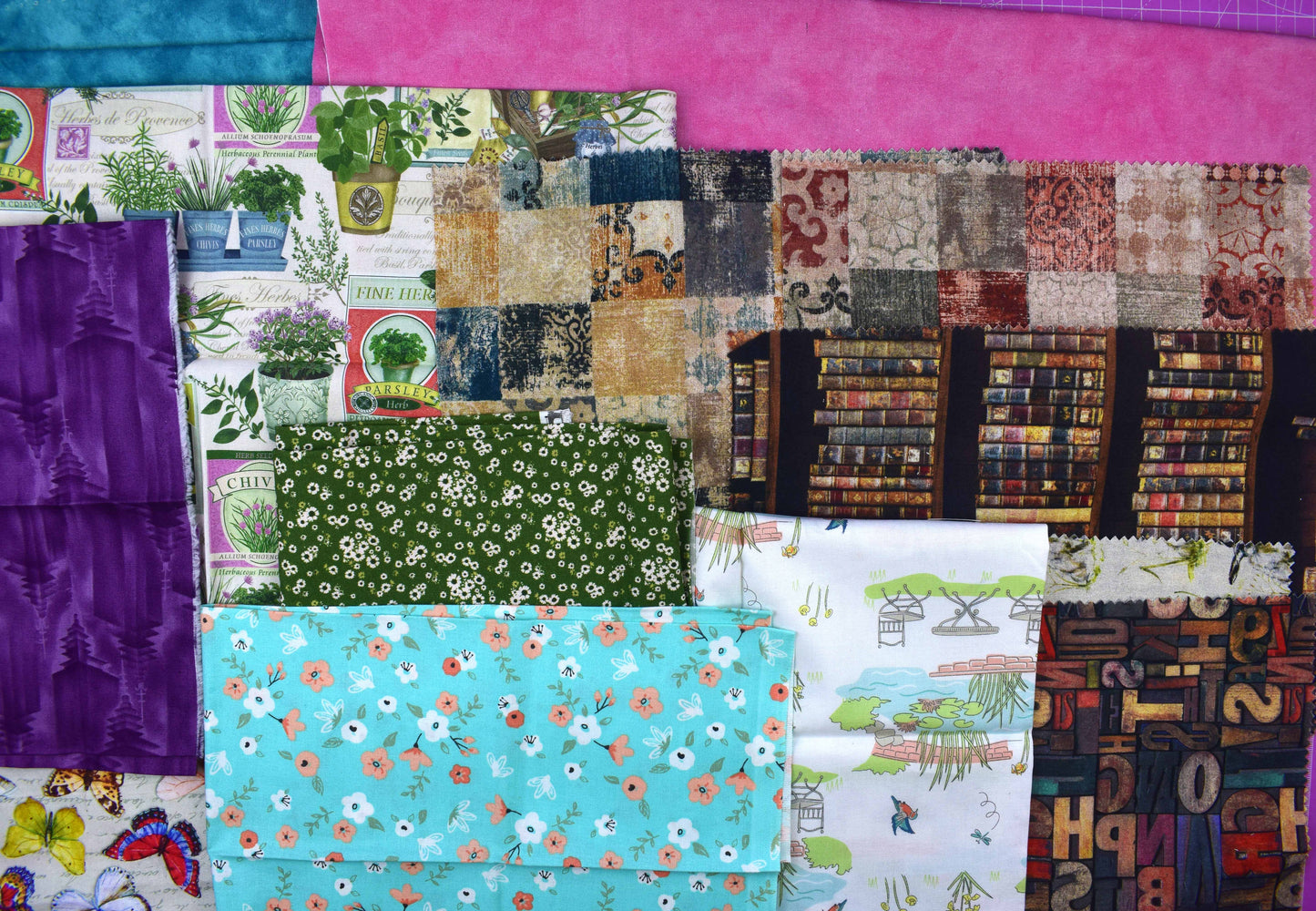 Scrap Bag of Quilting Fabric, 100% Cotton Quilting Fabric