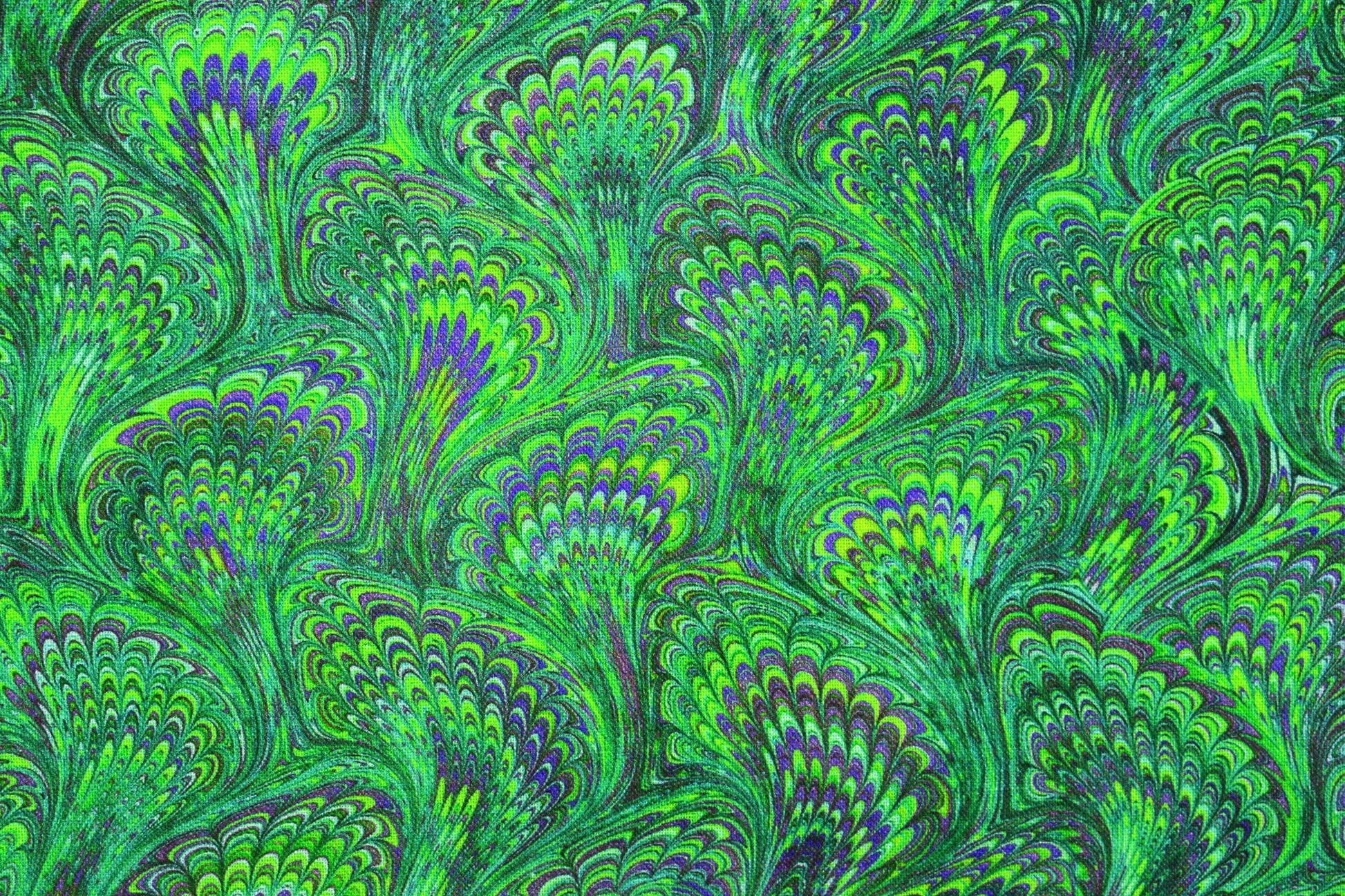 Green Marbled paper quilting fabric,  Library of Rarities Robert Kaufman, Price by the Half Metre - The Quilt Sanctuary