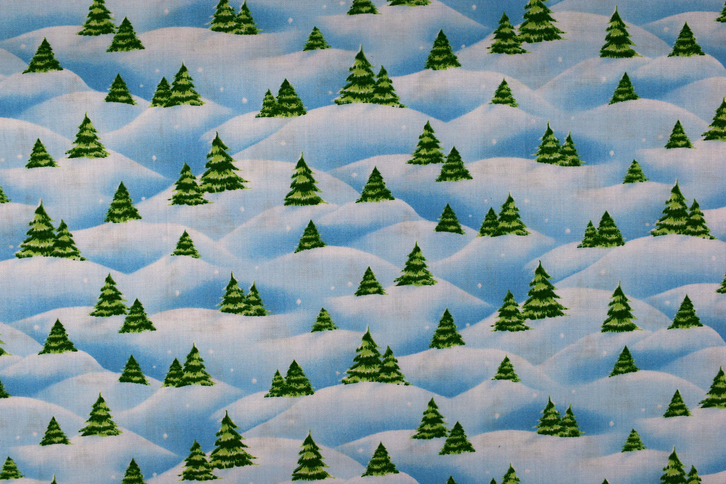 Christmas tree fabric, quilting fabric - Price by the Half Metre - The Quilt Sanctuary