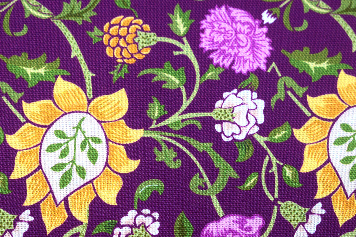 William Morris Olive Orchard, Evenlode cotton Quilting Fabric  - Price by the Half Metre