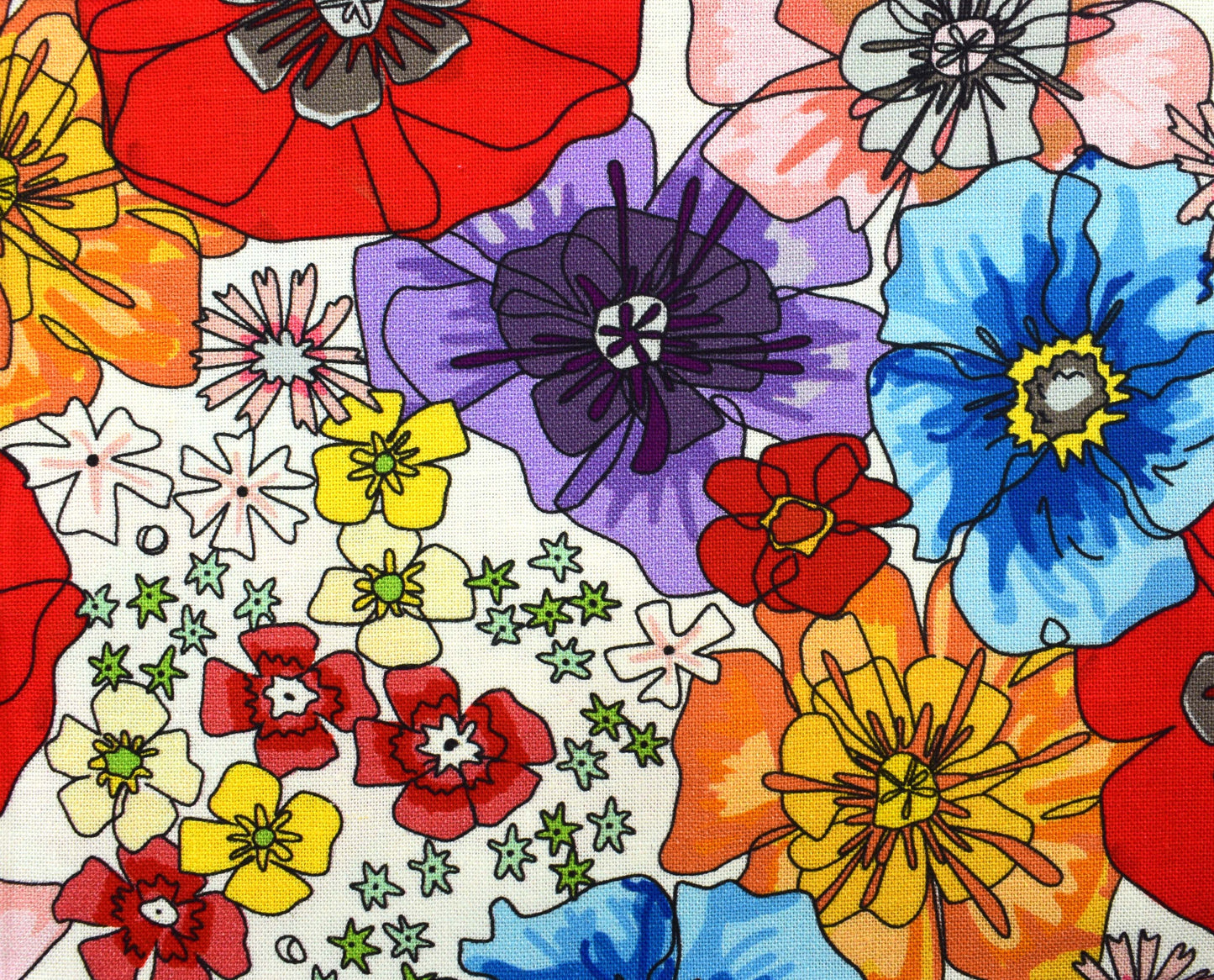 Field of Memories, The Crafty Lass,  Organic Cotton Fat Quarters, quilting fabric