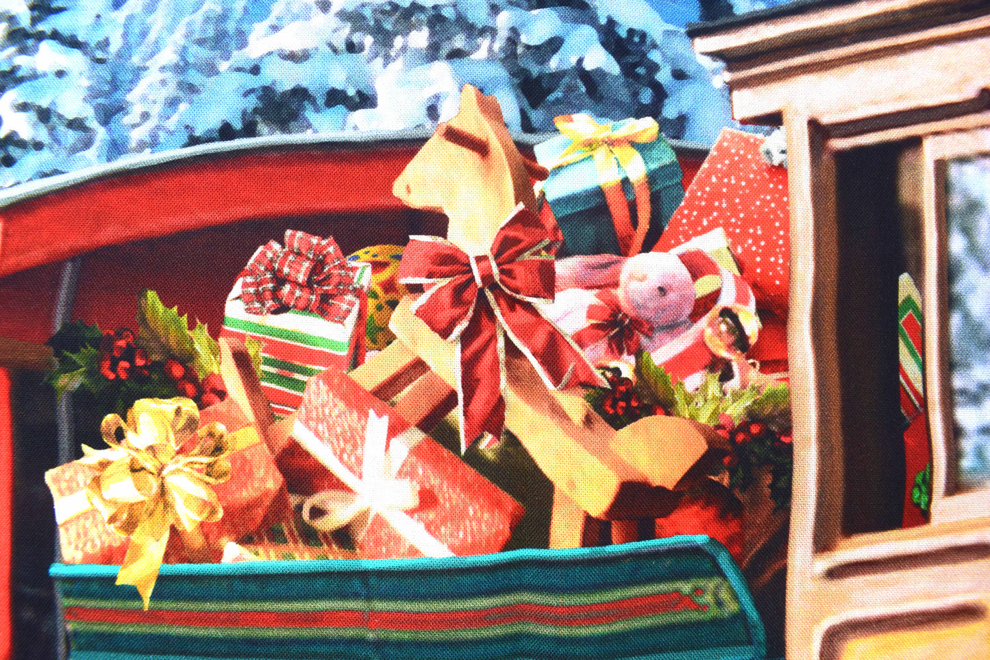 Old St Nick fabric panel, father Christmas Quilting  panel - The Quilt Sanctuary