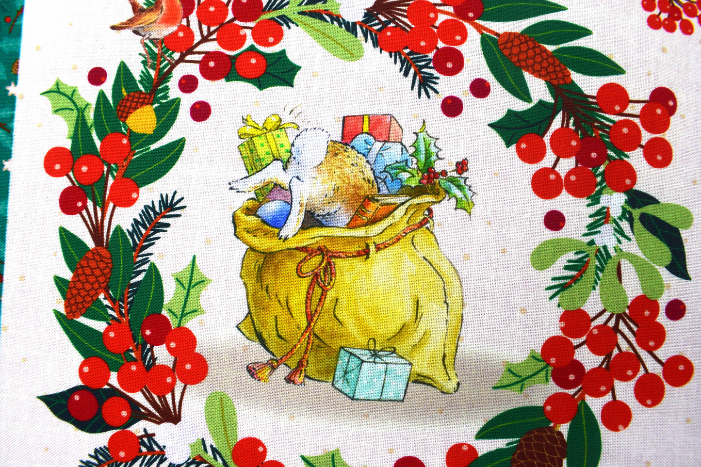 Peter Rabbit fabric advent calendar panel, re-usable advent calendar - The Quilt Sanctuary