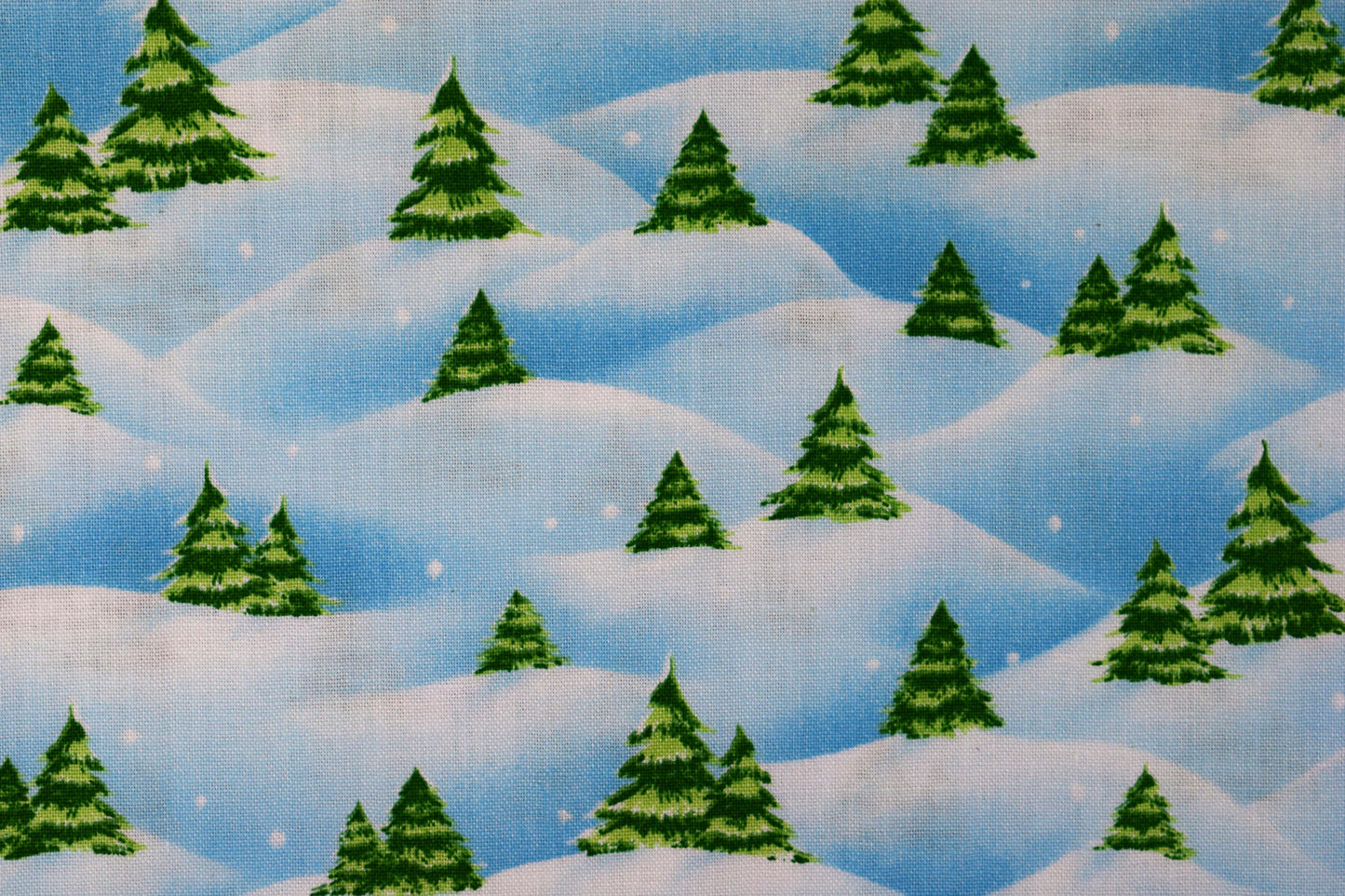 Christmas tree fabric, quilting fabric - Price by the Half Metre - The Quilt Sanctuary