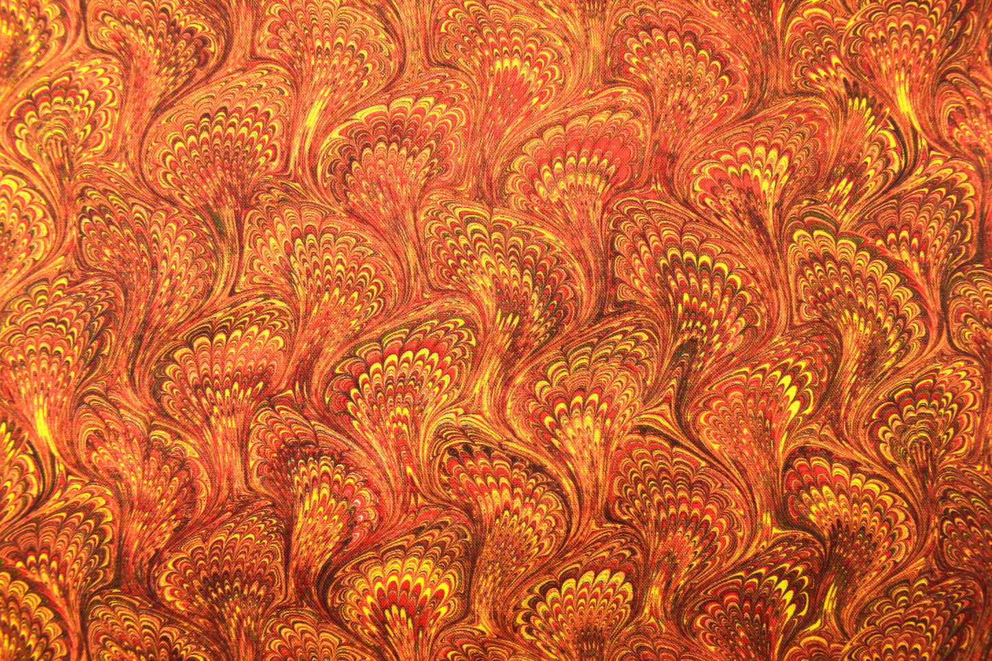 Marbled paper quilting fabric, copper fabric -  Price by the Half Metre - The Quilt Sanctuary