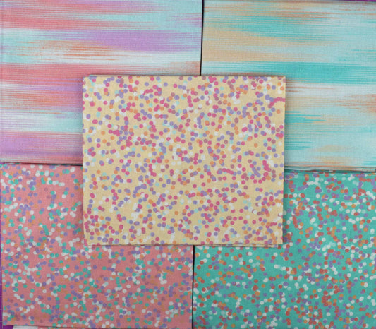 Pastel blender fat Quarter Bundle,  pastel cotton fabric,