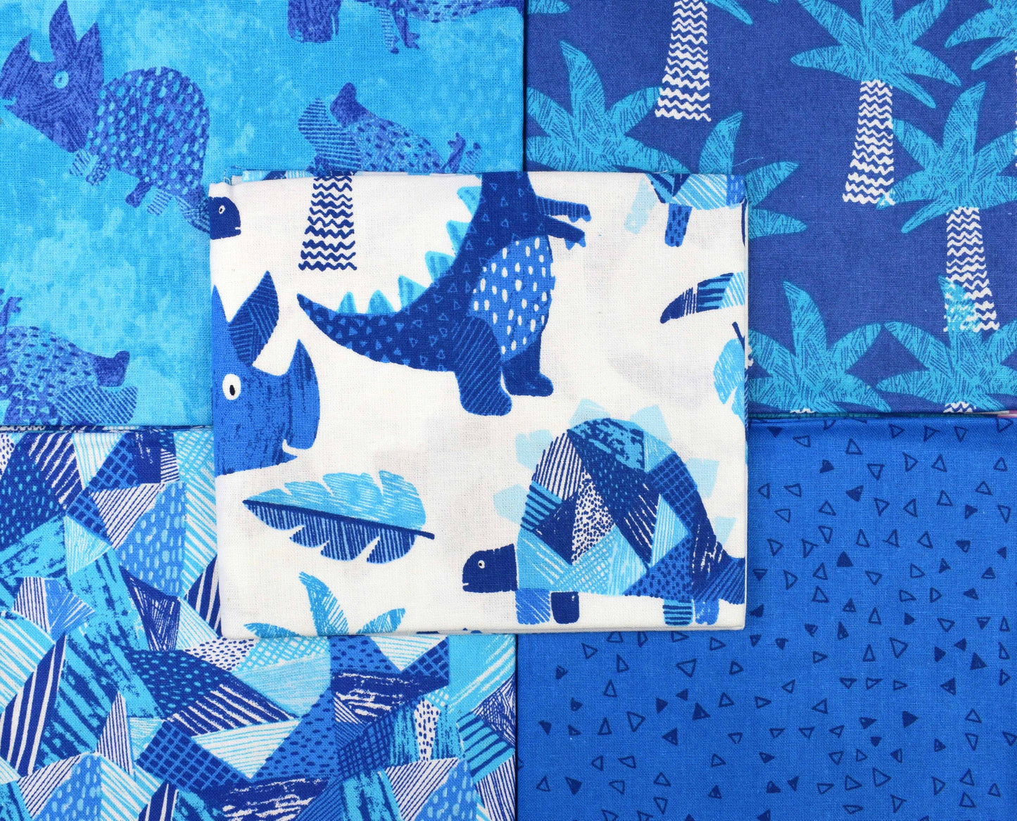 Dinosaur fat Quarter Bundle, Dinosaur quilting fabric The Quilt Sanctuary