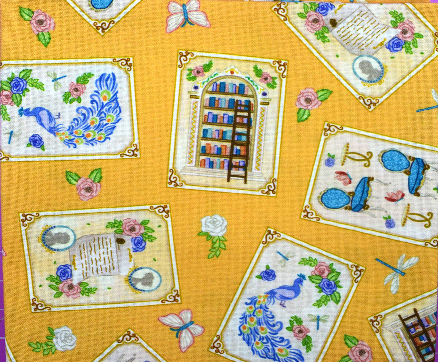 Jane Austen Fat Quarter Bundle - Austen's Library Fabric - The Quilt Sanctuary