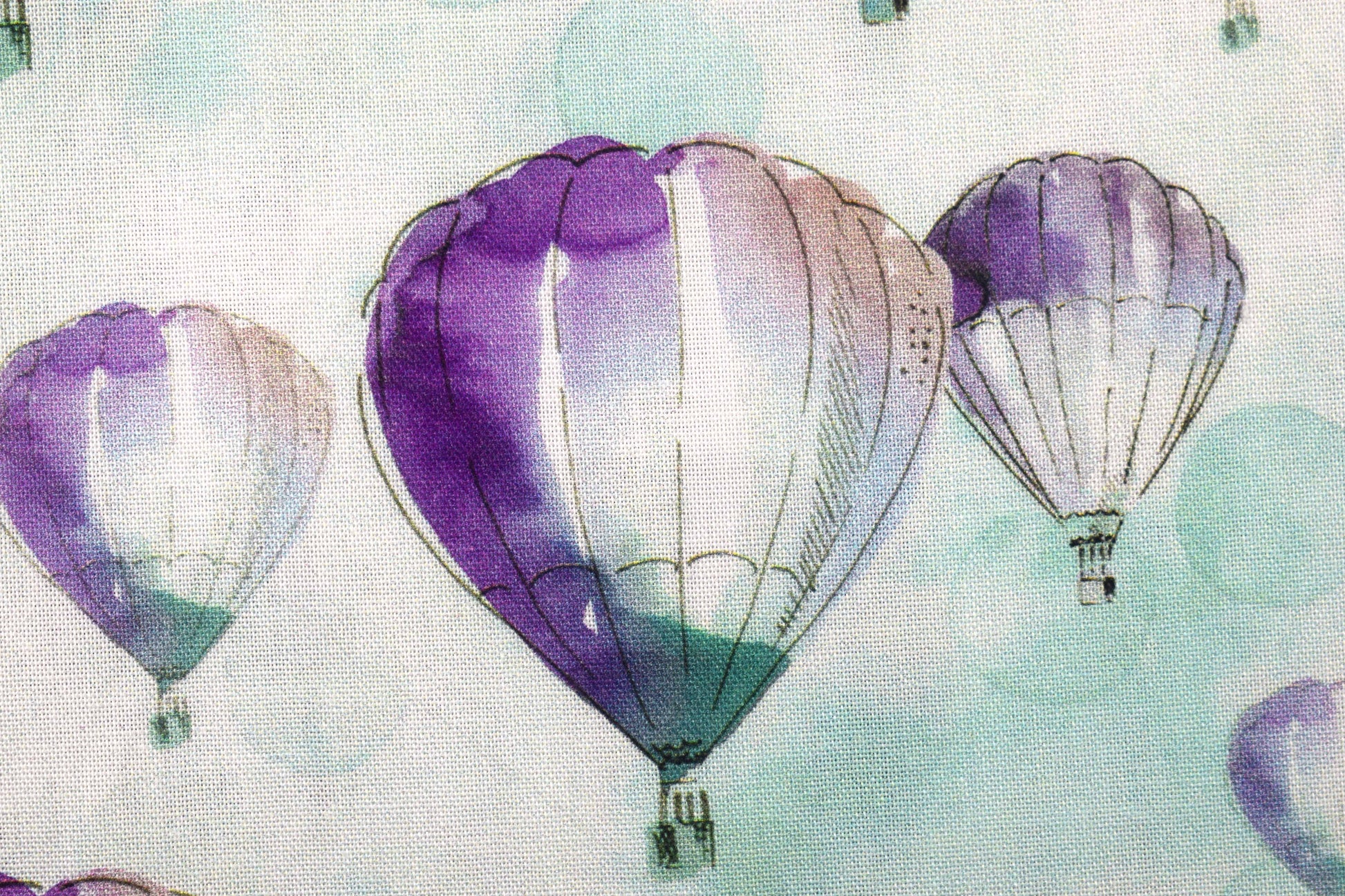 Hot air balloon fabric, cotton quilting fabric - Price by Half Metre - The Quilt Sanctuary