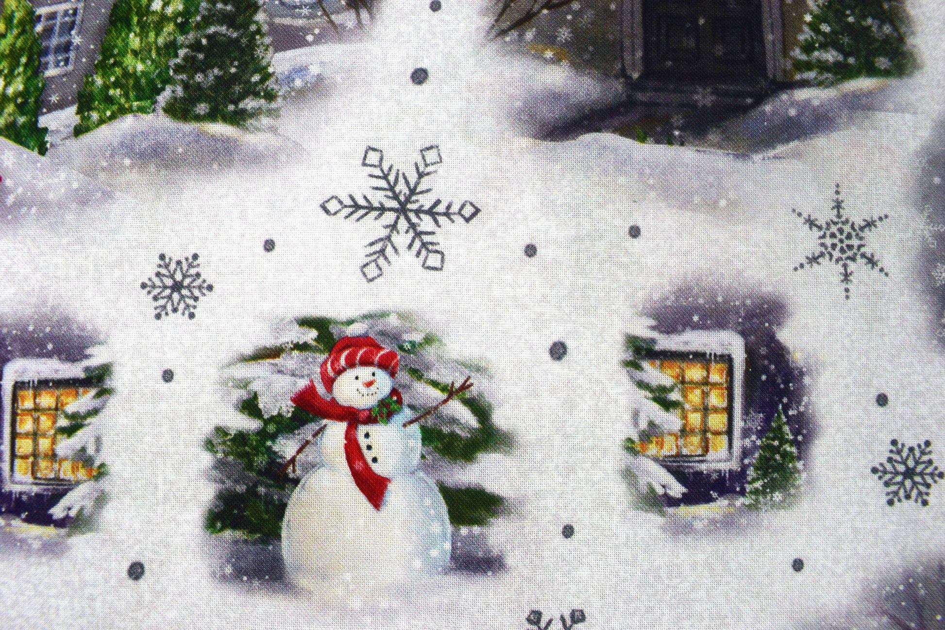 Traditional Christmas fabric, Cotton Quilting Fabric,  Price by the Half Metre - The Quilt Sanctuary