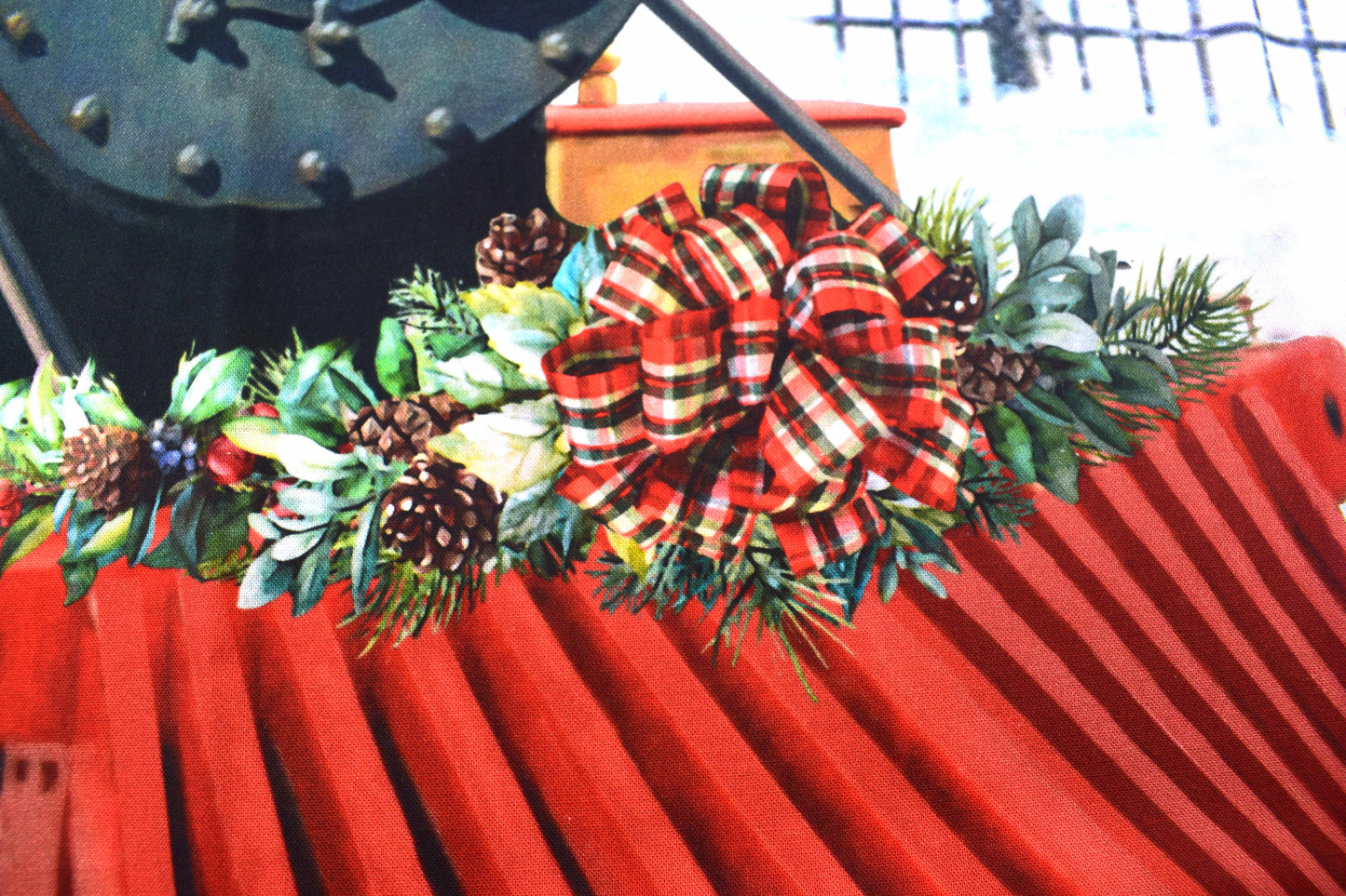 Old St Nick fabric panel, father Christmas Quilting  panel - The Quilt Sanctuary