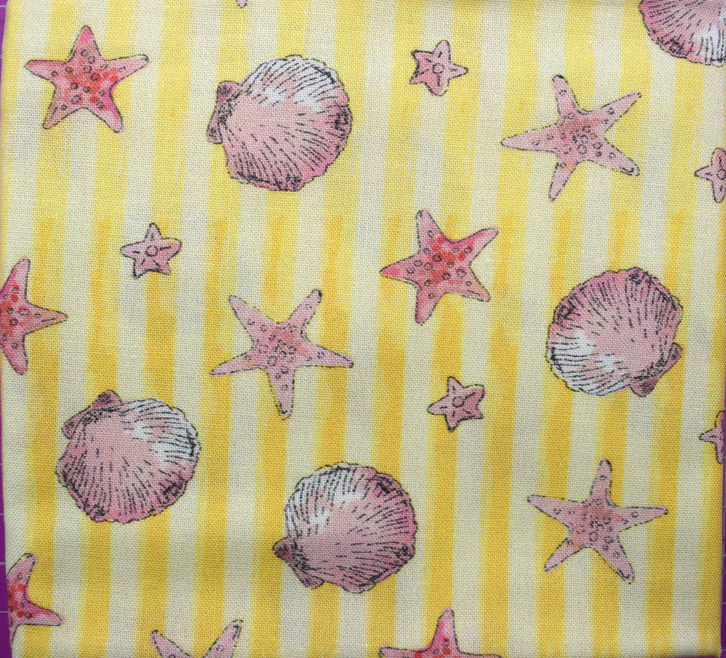 Beach Hut & Seashell Fat Quarter Bundle, Nautical Coastal Quilting Fabric Set - The Quilt Sanctuary