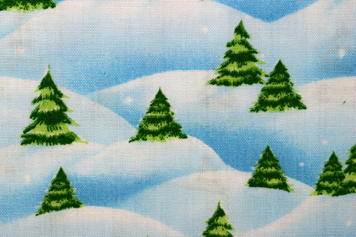 Christmas tree fabric, quilting fabric - Price by the Half Metre - The Quilt Sanctuary
