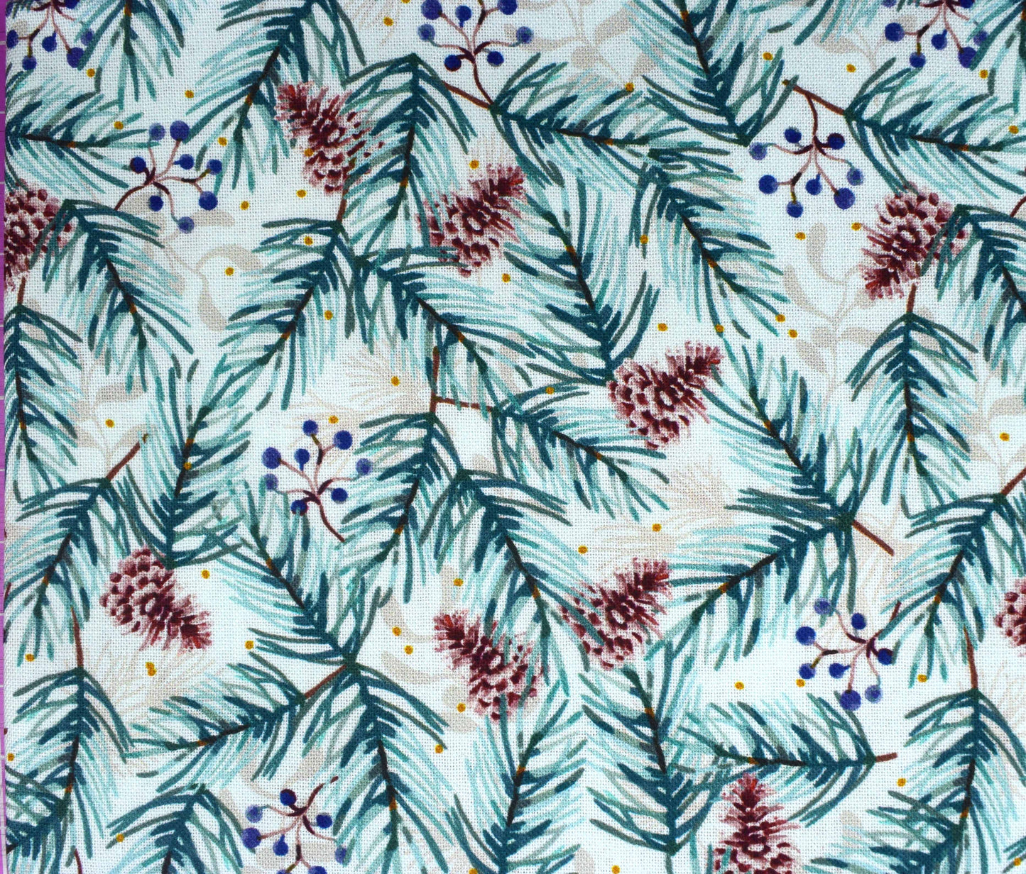 Robin fat Quarter Bundle, cotton quilting fabric, Christmas fabric, Feathered Foliage by Susan Wheeler