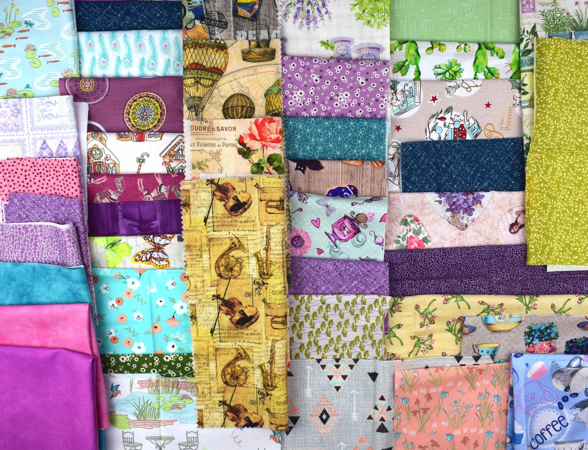 Scrap Bag of Quilting Fabric, 100% Cotton Quilting Fabric - The Quilt Sanctuary