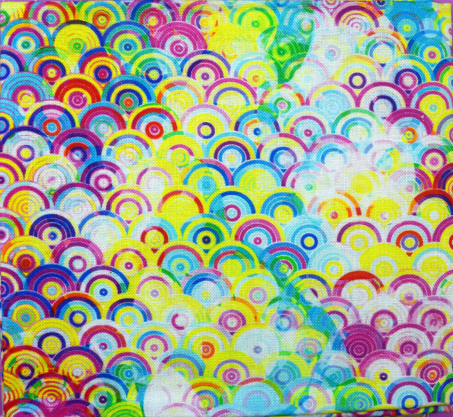 Vibrant Abstract Rainbow Fat Quarter Bundle – Geometric & Wavy Prints