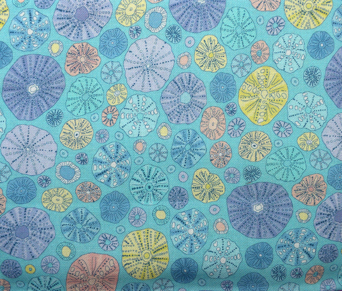 Hidden Tides Sea Life Fat Quarter Bundle – Turtles, Whales, Jellyfish, quilting fabric