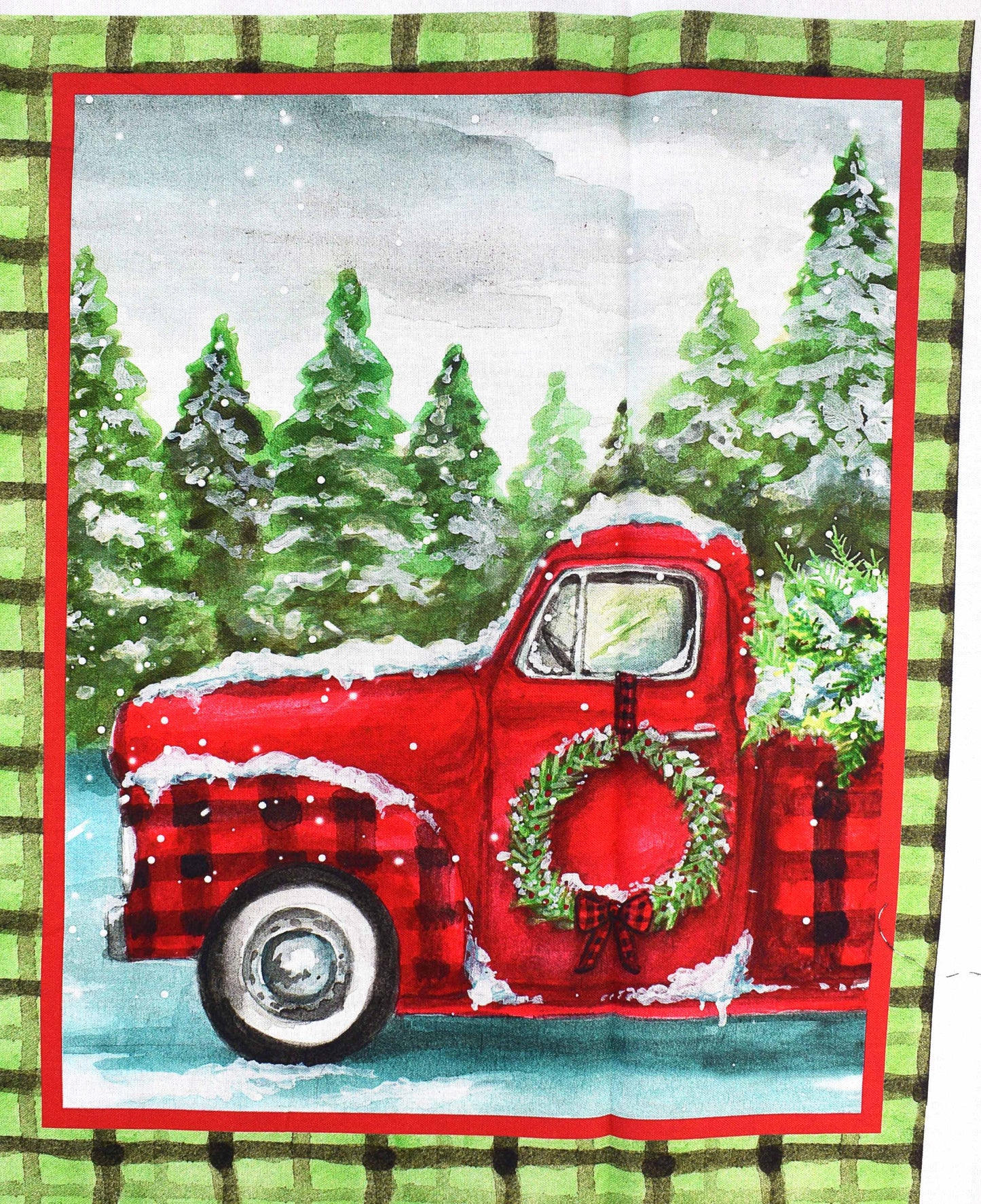 Frosty Hollow Snowman Winter Panel – Christmas Cotton Quilting Fabric