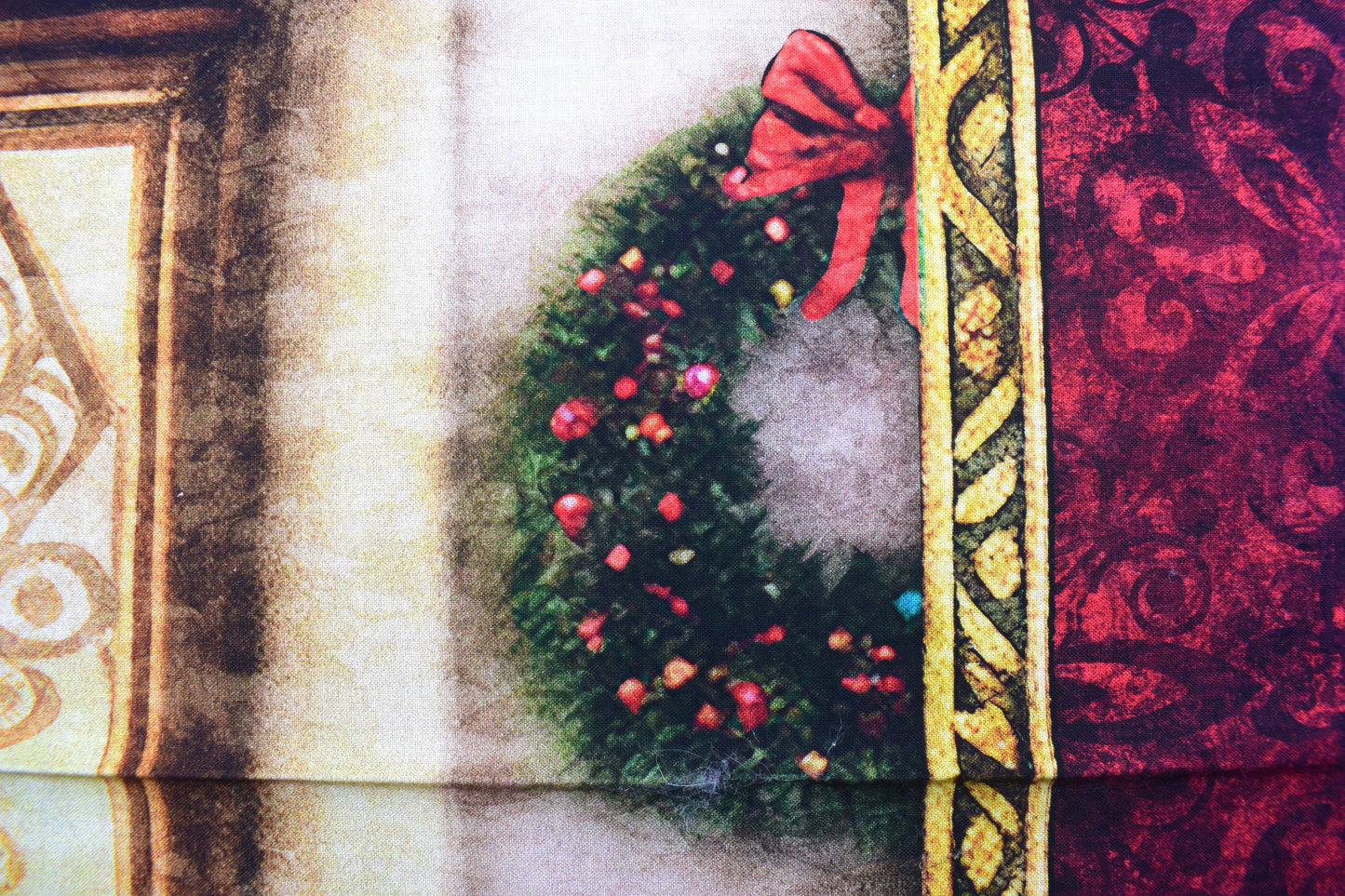 Christmas Tree fabric panel, cotton Quilting panel, Christmas panel, fabric wall hanging panel - The Quilt Sanctuary