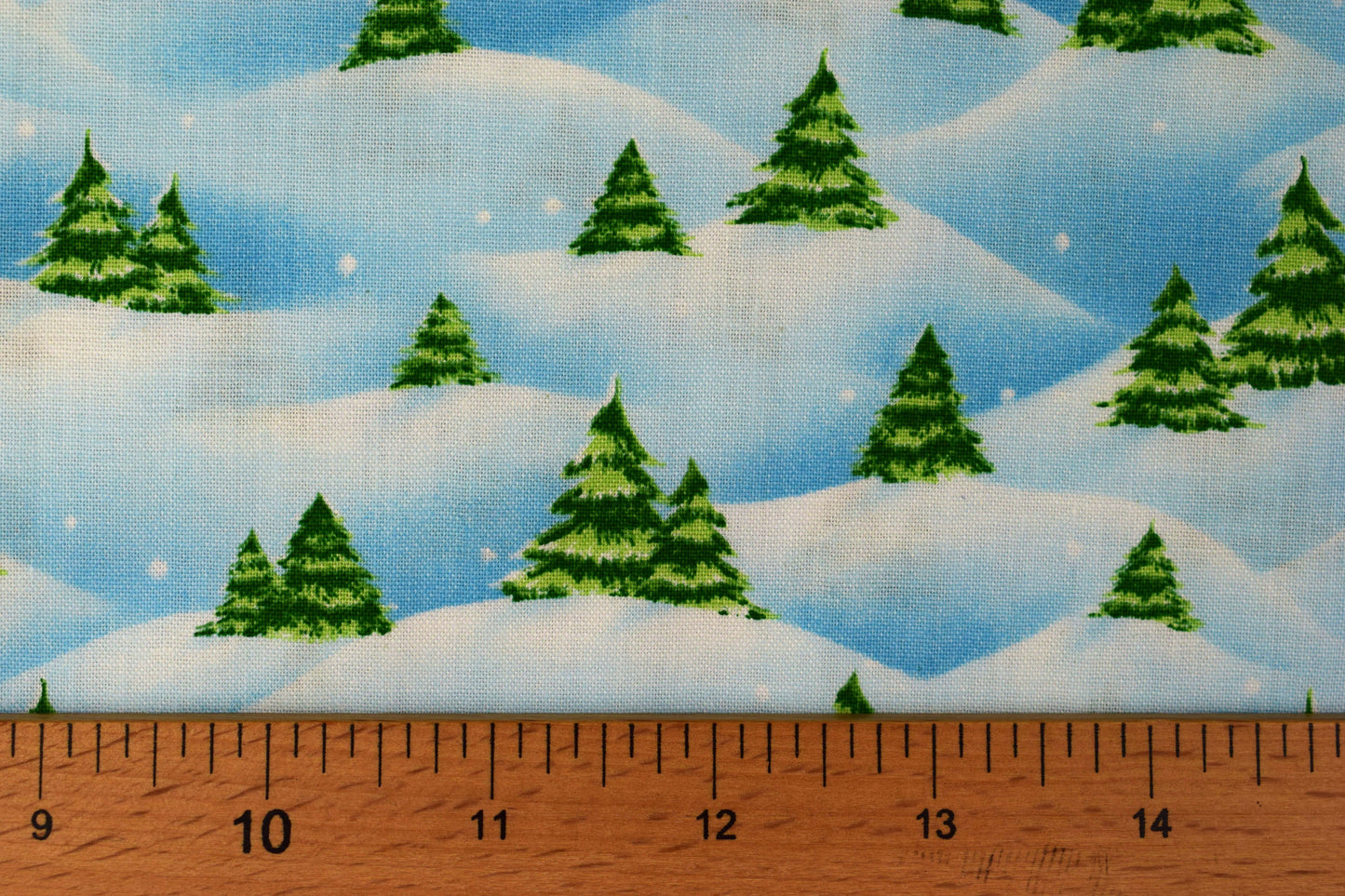 Christmas tree fabric, quilting fabric - Price by the Half Metre - The Quilt Sanctuary