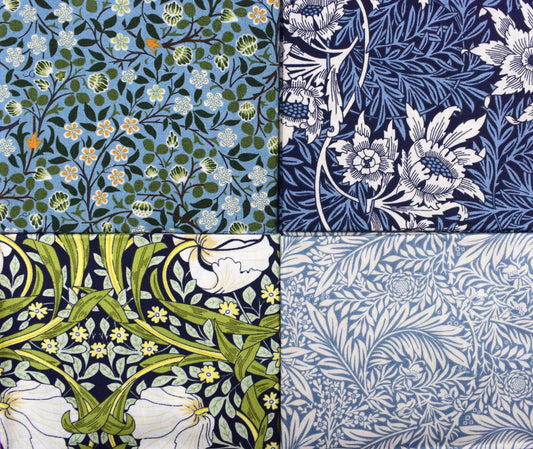 William Morris collection Fat Quarter, cotton quilting fabric,