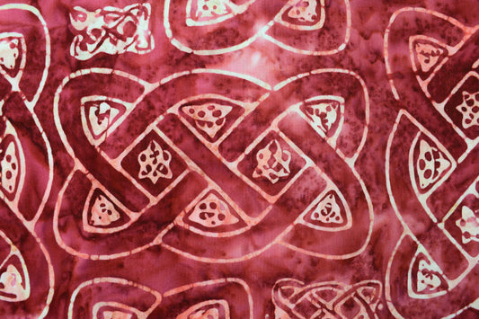 Rose Celtic knot fabric , Quilting fabric, cotton fabric -  Price by the Half Metre - The Quilt Sanctuary