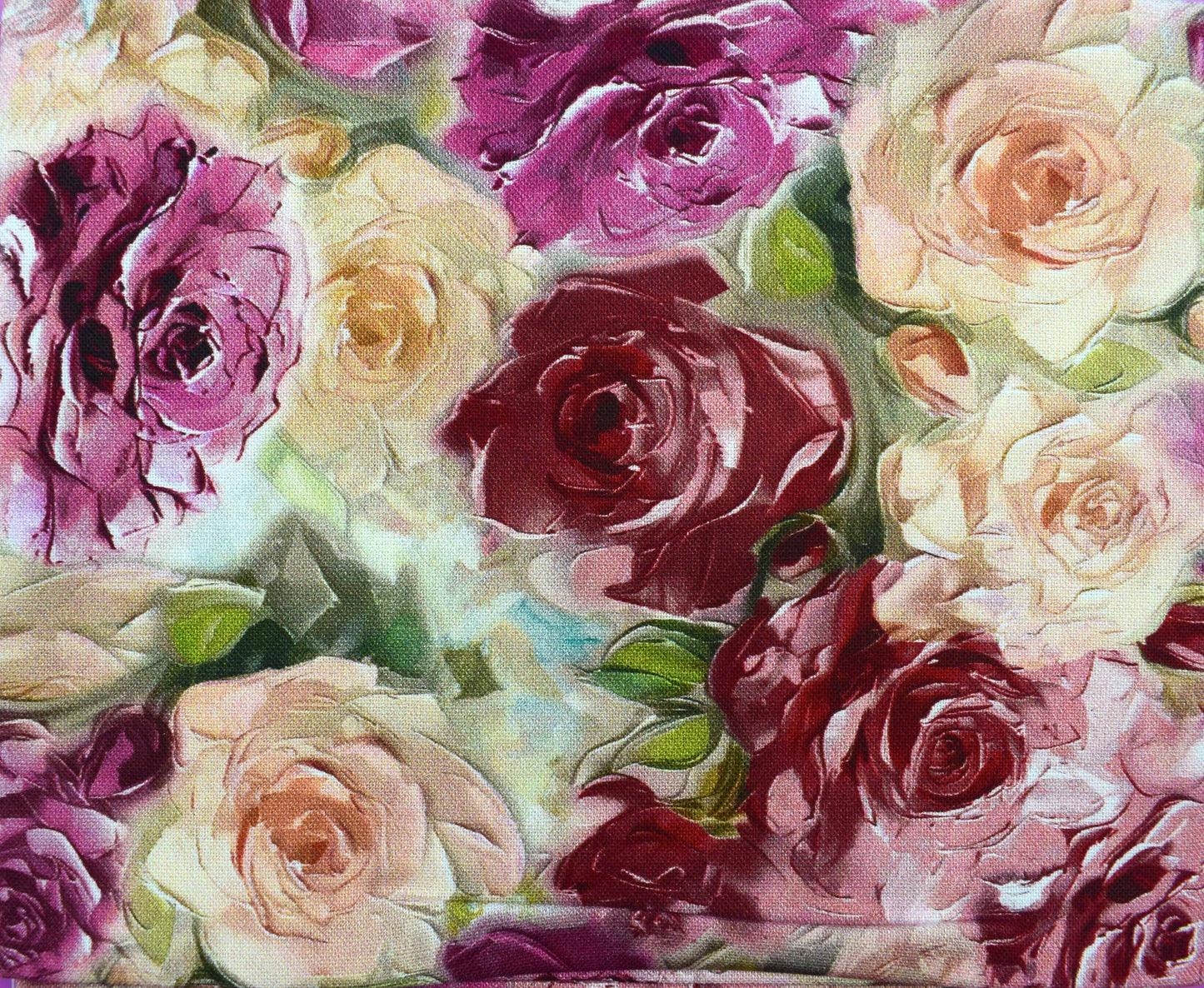 Vintage Rose Floral Fat Quarters,  Quilting Cotton Fabric Pack