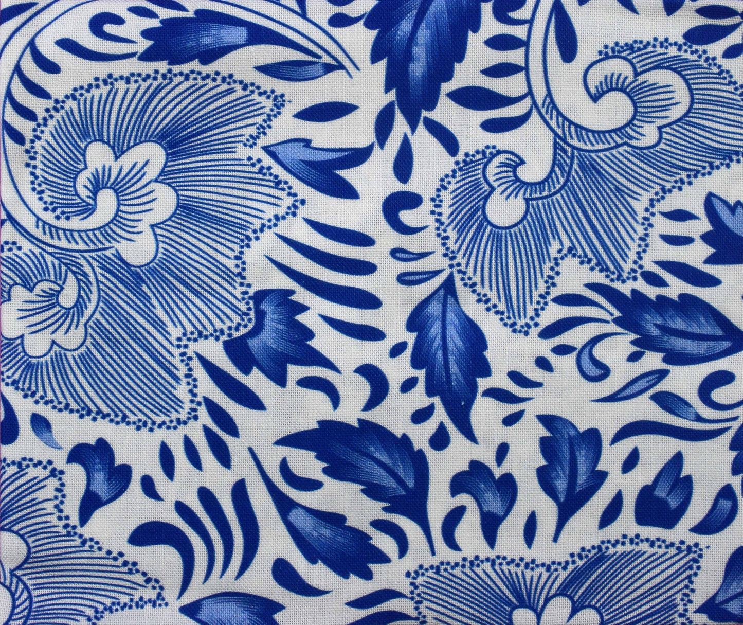Blue and white Floral fat Quarter Bundle, Ornamental blues, quilting fabric - The Quilt Sanctuary