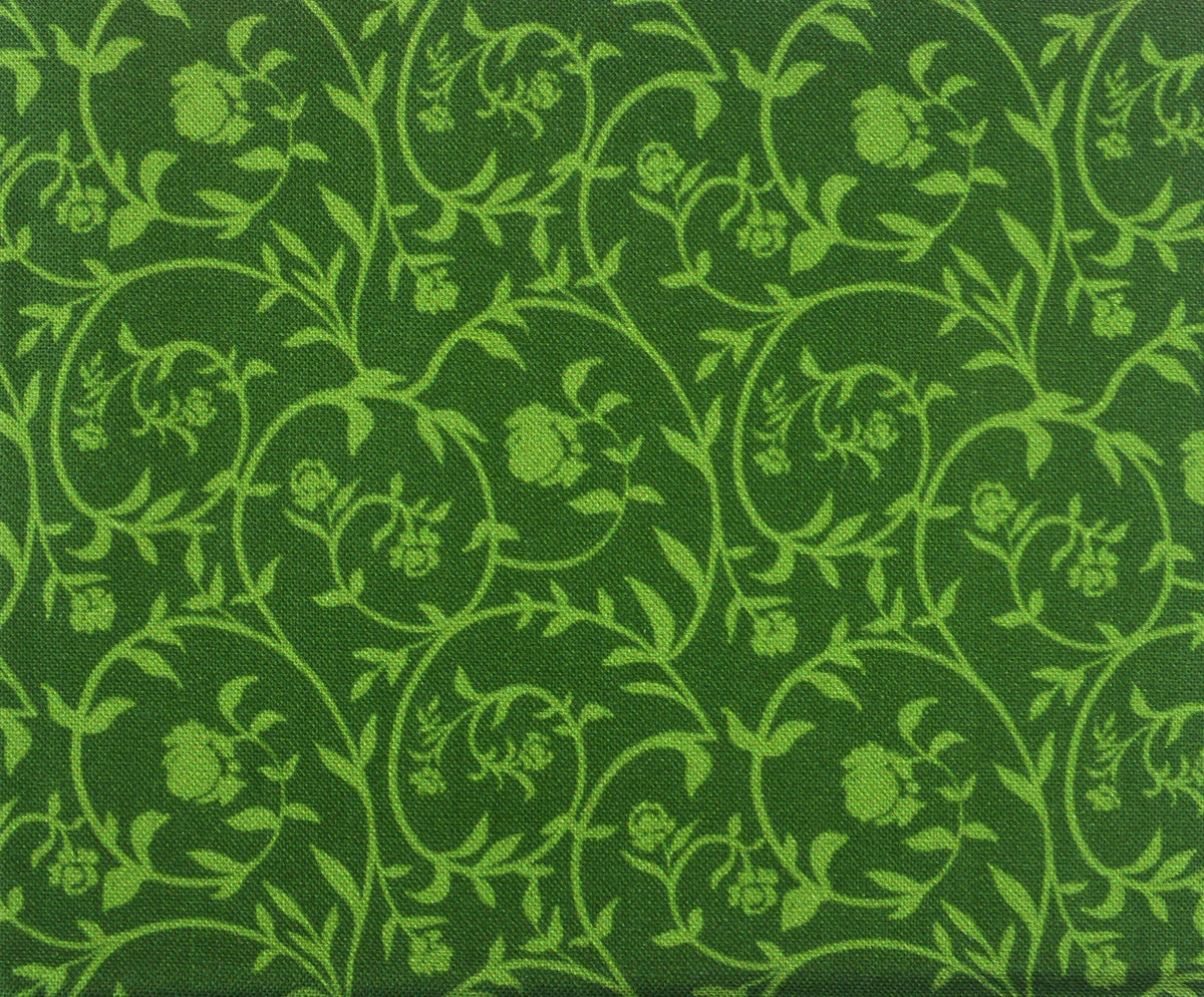 Painted vintage floral and blender Quilting fabric bundle