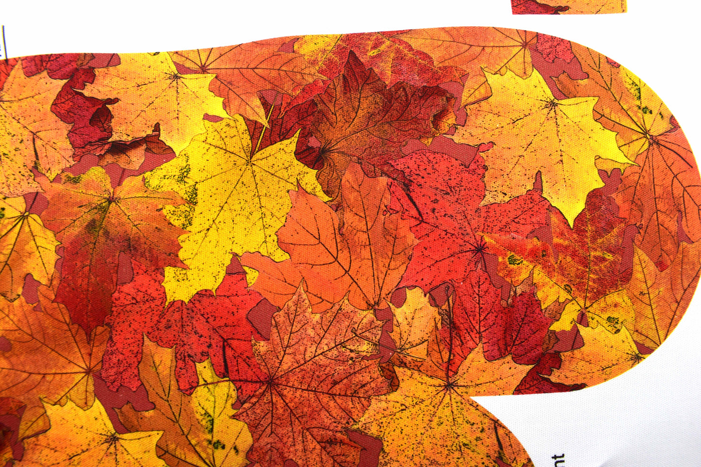 Autumn Owl Pumpkin Fabric Panel for Apron & Oven Mitt Sewing Projects