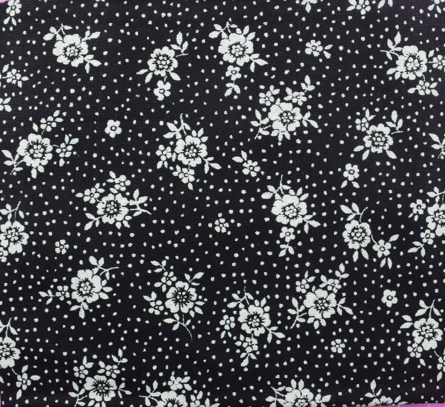 Black and White Abstract Fat Quarter Bundle – Floral, Marble & Textured Prints