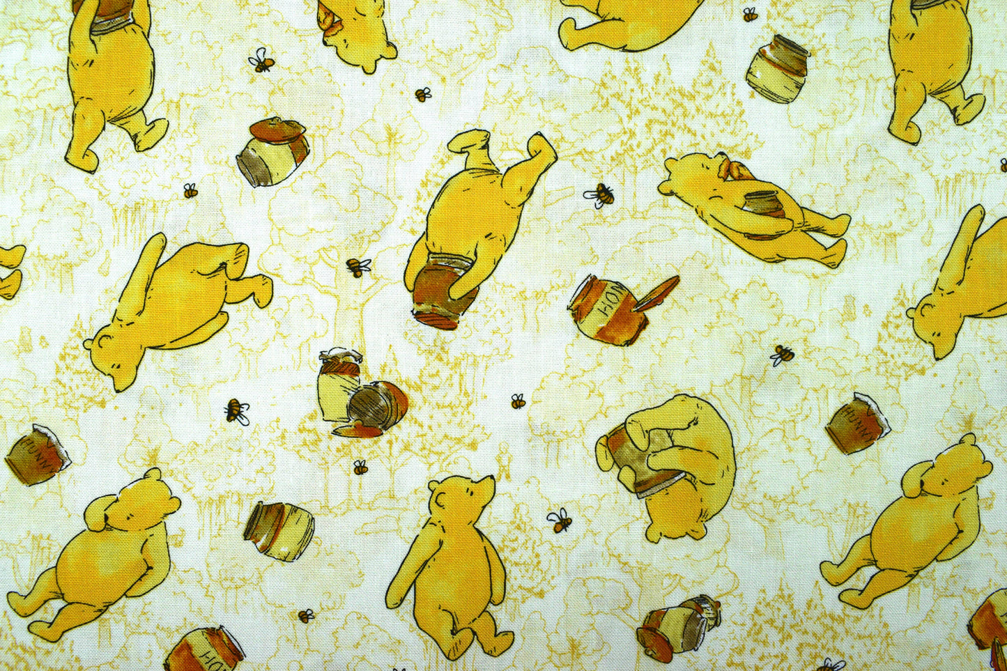 Winnie the pooh Quilting Fabric  -  Price by the Half Metre