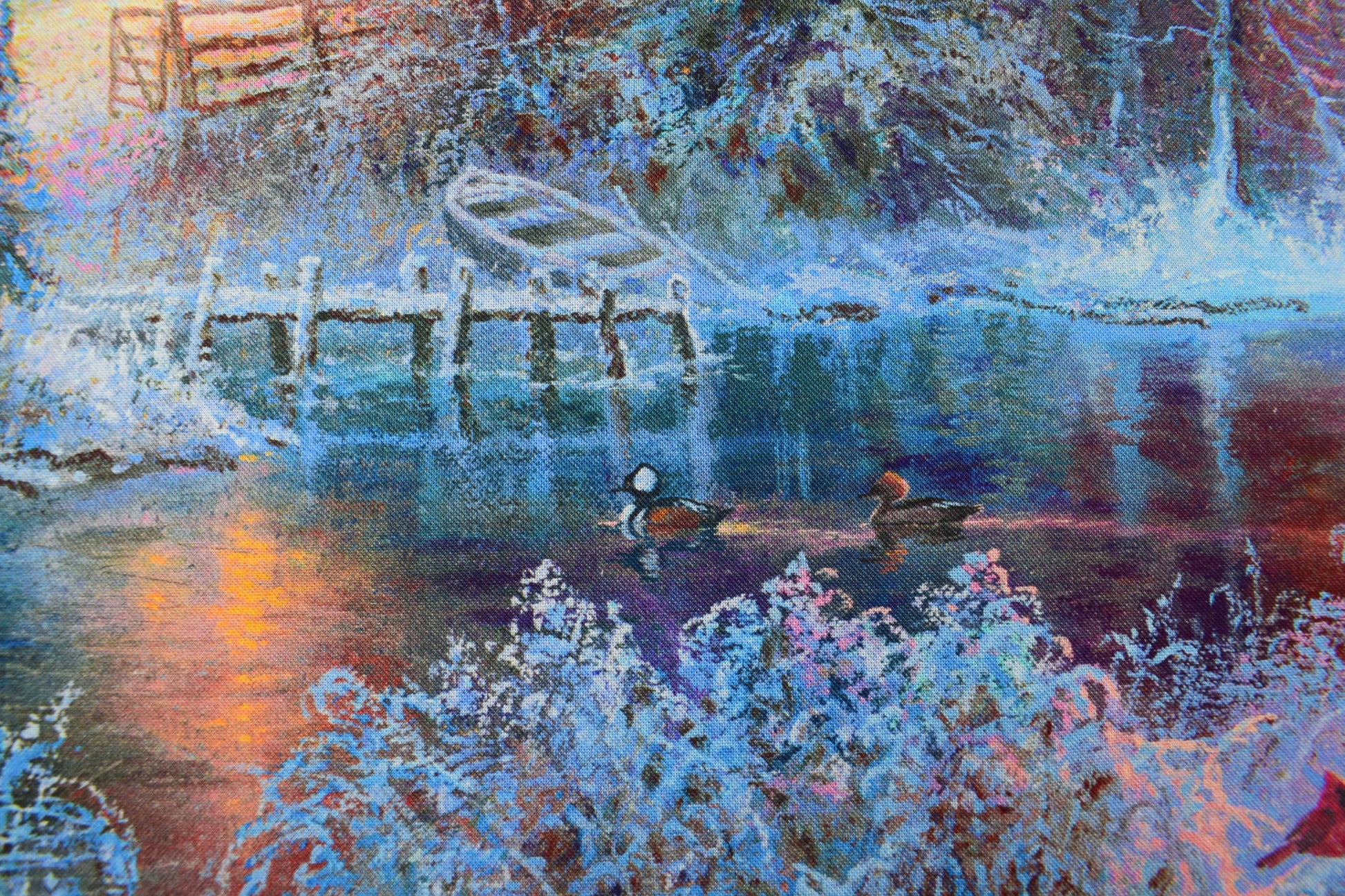 Night before Christmas  fabric panel, cotton Quilting  panel - The Quilt Sanctuary