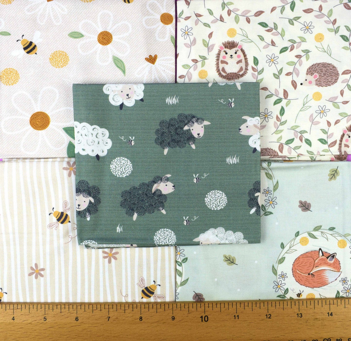Woodland Creatures Fabric Bundle - Quilting Cotton - The Quilt Sanctuary