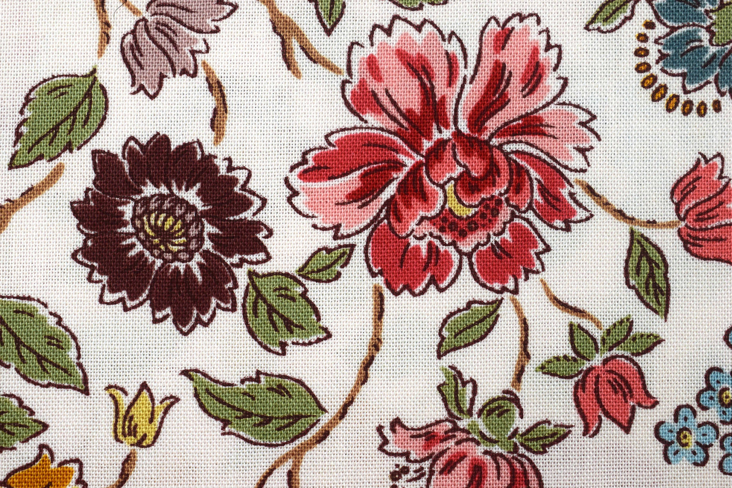 Northanger Abbey floral cotton quilting fabric inspired by Jane Austen - Price by Half Metre